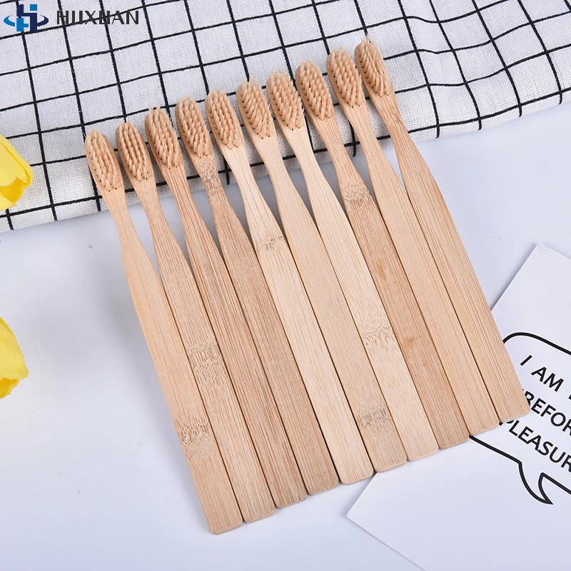 Eco-Friendly Bamboo Toothbrush Pack - Soft Charcoal Bristles for Adults, Perfect for Travel and Oral Care