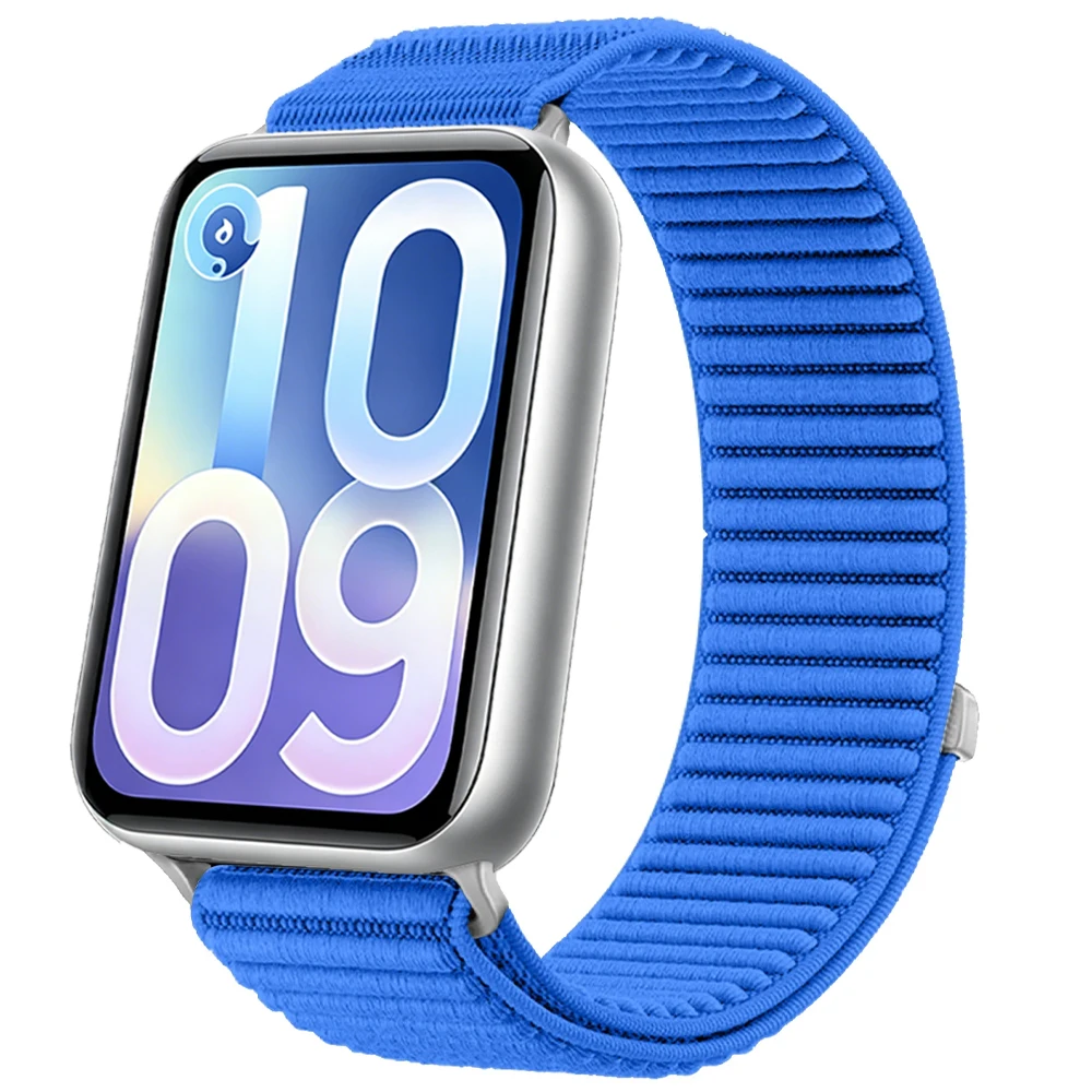 Breathable Nylon Loop Wave Braided Strap Wristband