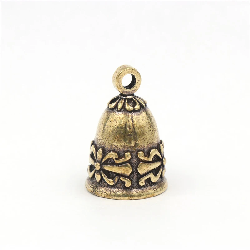 

Bell Pendant Jingle Bell Brass Vintage Keyring For Gift Decor Hanging Ornament Making Wind Chimes Decorations