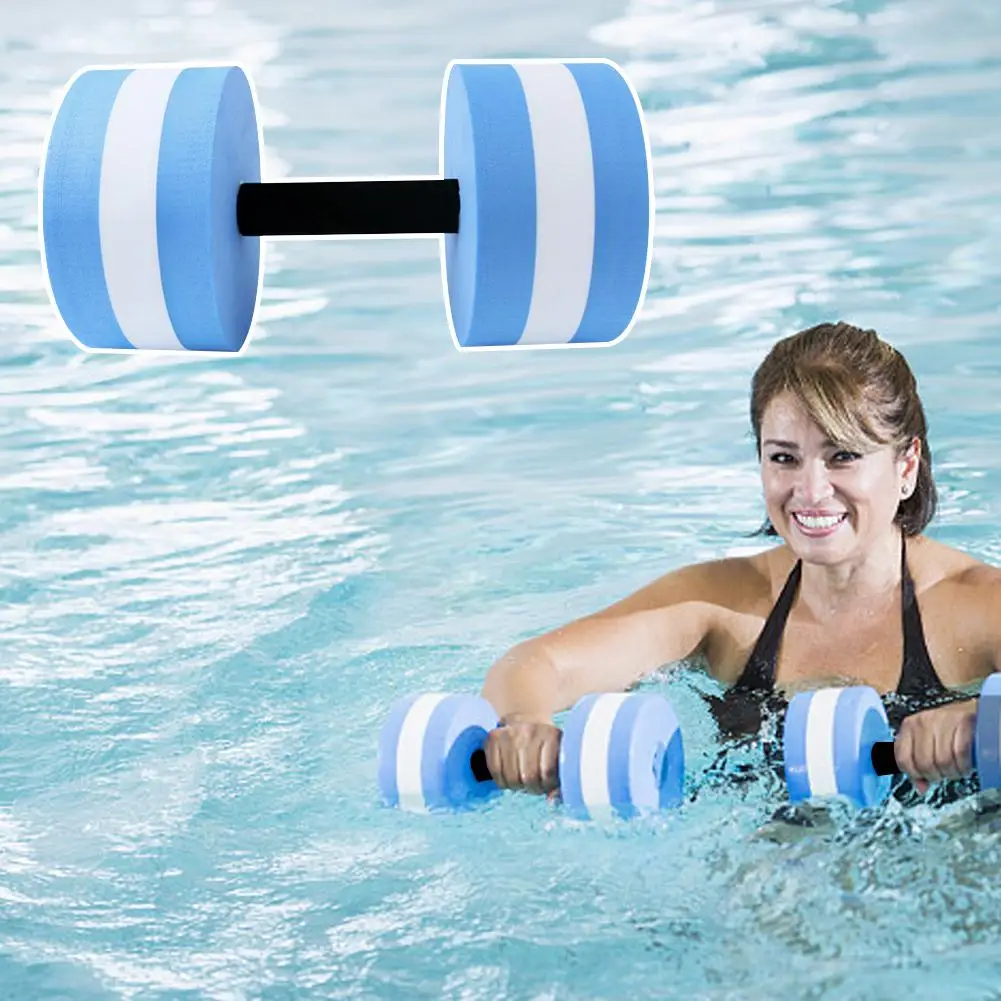 

2pcs Gym Equipment Accessories Water Aerobics Dumbbell Pool Aquatic Fitness Exercise Barbell Aqua Swimming S5E8