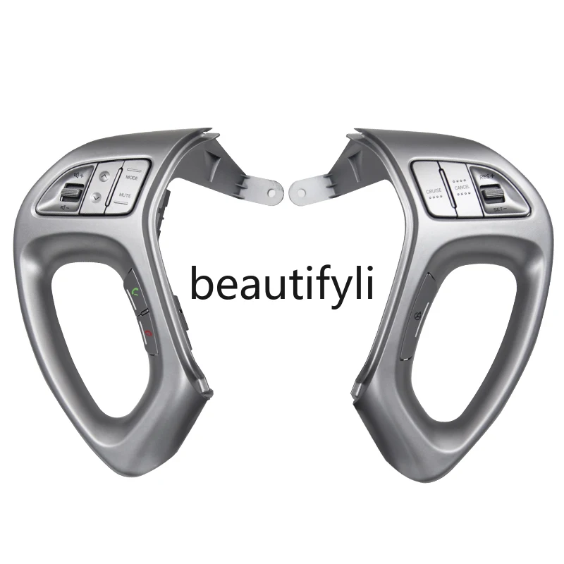 09-16 ix35 multi-function steering wheel buttons are modified for fixed-speed cruise, Bluetooth high-end accessories installed.