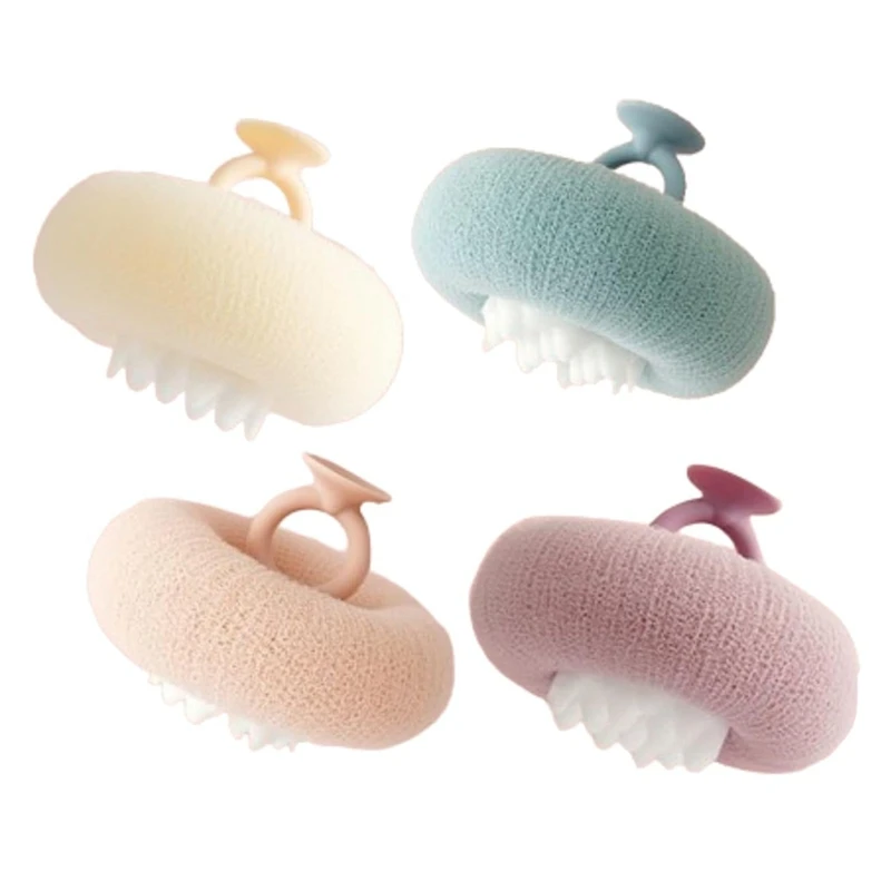 

Шарик 2 в 1 для ванны с подсолнухом, очень мягкий шарик для ванны с присоской в виде подсолнуха, качественный Отшелушивающий мяч для душа с губкой