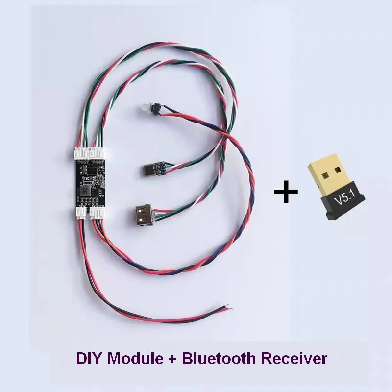 Módulo Conversor Teclado com Fio para Faça Você Mesmo Adaptador sem Fio Usb Bluetooth 5.3 - Imagem 4