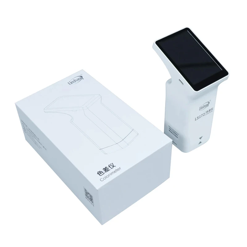 Linshang LS172 LS173 LS172B LS173B Smart Touch Screen Colorimeter for Coating Ceramic Plastic Paint Color Measurement Comparison