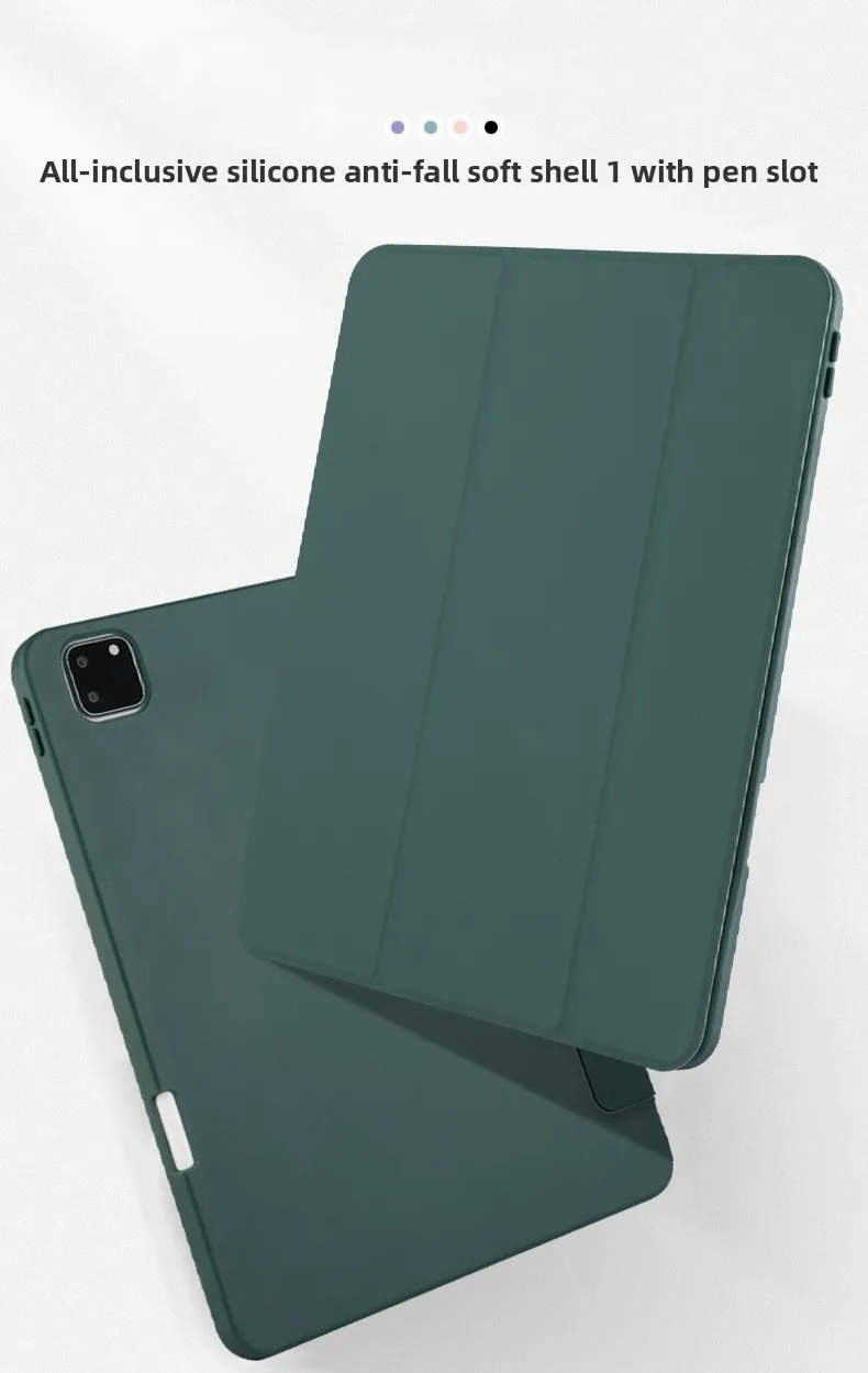 Für IPad Schutzhülle Pro11 mit rechtem Stiftschlitz, Air5/6 Generation Tablet-Lederhülle 10,2 Zoll weich – Detail 5