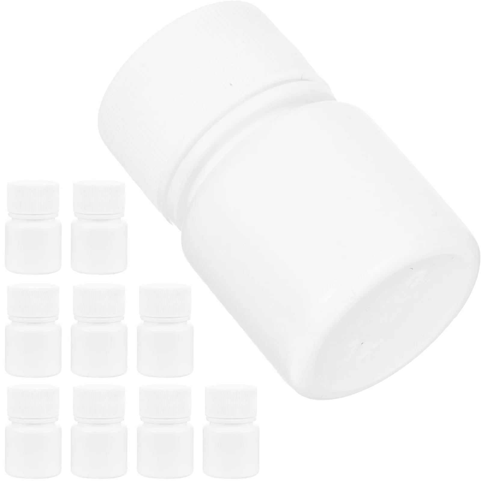 

Bottling Case Lightweight Fillable Bottle Empty Tablet Holder Vitamin Container Bottles with Caps Portable Vial