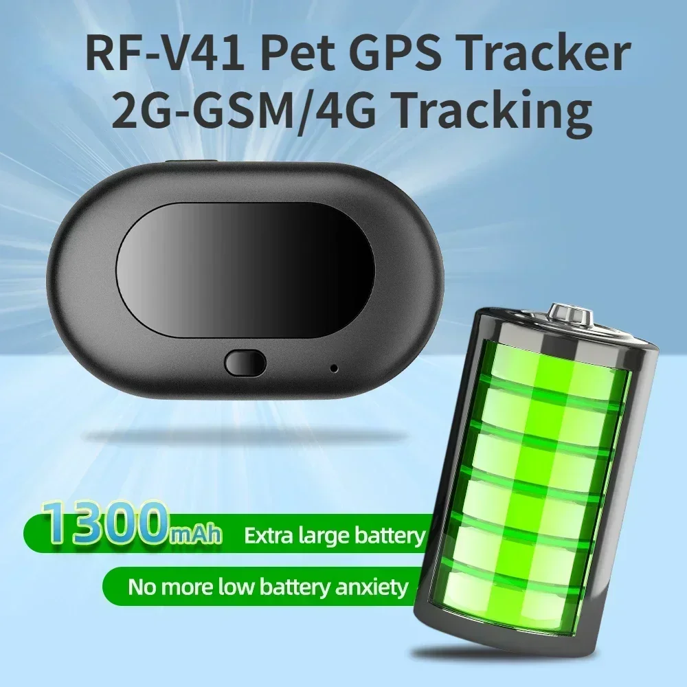 New 4G Pet Tracker GPS Electronic Fence Dog Cat Collar, Pet Dog Gps Voice Monitor Anti Loss Mini Tracker IP67 Waterproof Locator