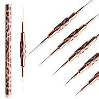 5-25mm Leopard Print Nail Art Brushes Double HeadLiner Brush Striping Drawing Painting Nail Design Brushes Manicure Thin Details