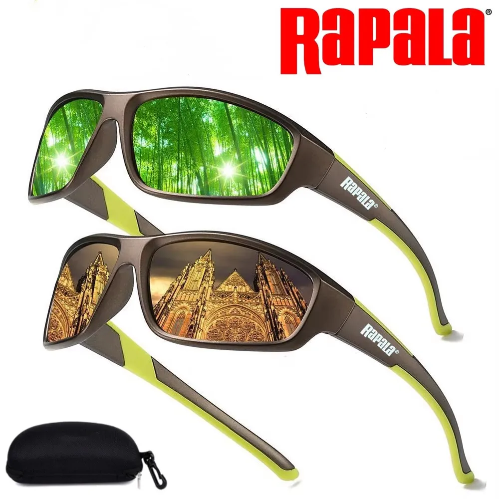 Polarized sunglasses fishing sunglasses Rapala HD Polarized Sunglasses Men and Women Outdoor Sports Fishing Sunglasses UV400 Protective Glasses