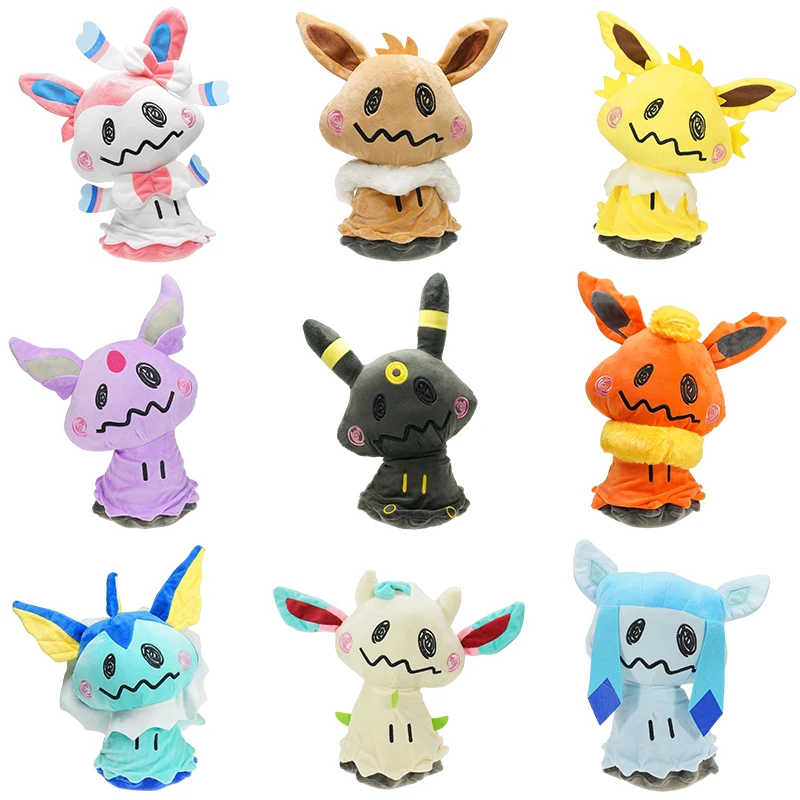 Pokemon Eevee Peluche Espeon Flareon Glaceon Jolteon Leafeon Sylveon Umbreon Vaporeon Kawayi Bambole Farcite Regalo 20Cm
