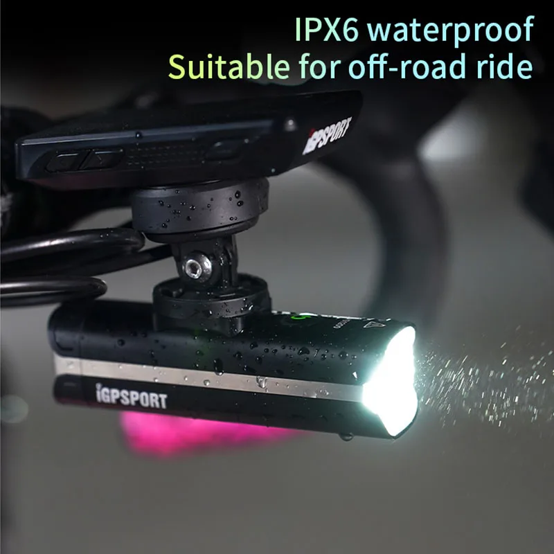 IGPSPORT VS1200 Bicycle Light 1200LM 5000mAh Smart Bike Front