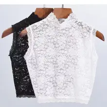 

All-match High-stretch Lace Decorative Fake Collar Elegant Fashionable Blouse Tops Fake Lapel Women's Floral Ties Accessories