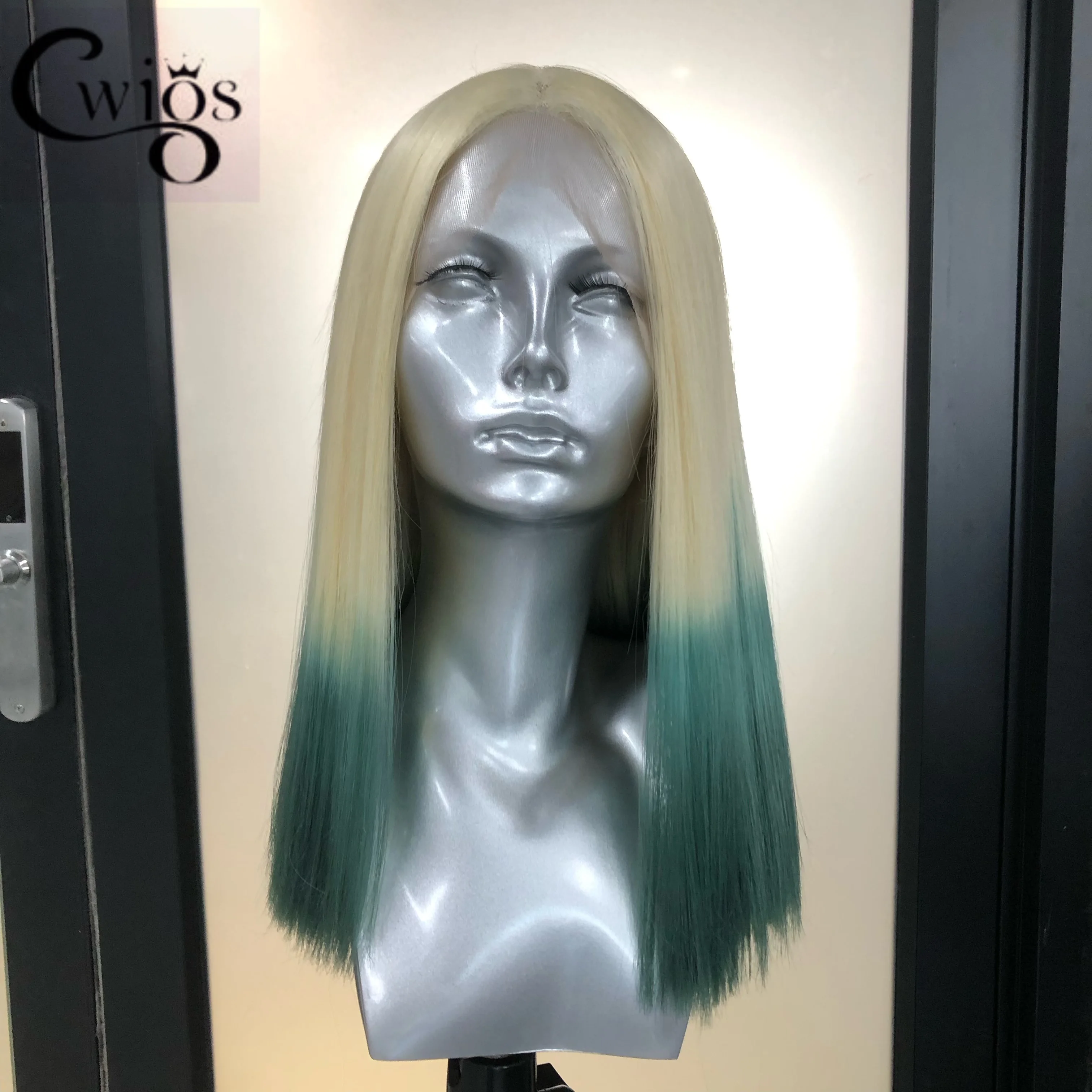 

CWIGS Cospaly Glueless Wig For Women Synthetic 13×4 Lace Front Wigs High Quality High Temperature Resistance Gradient Wig