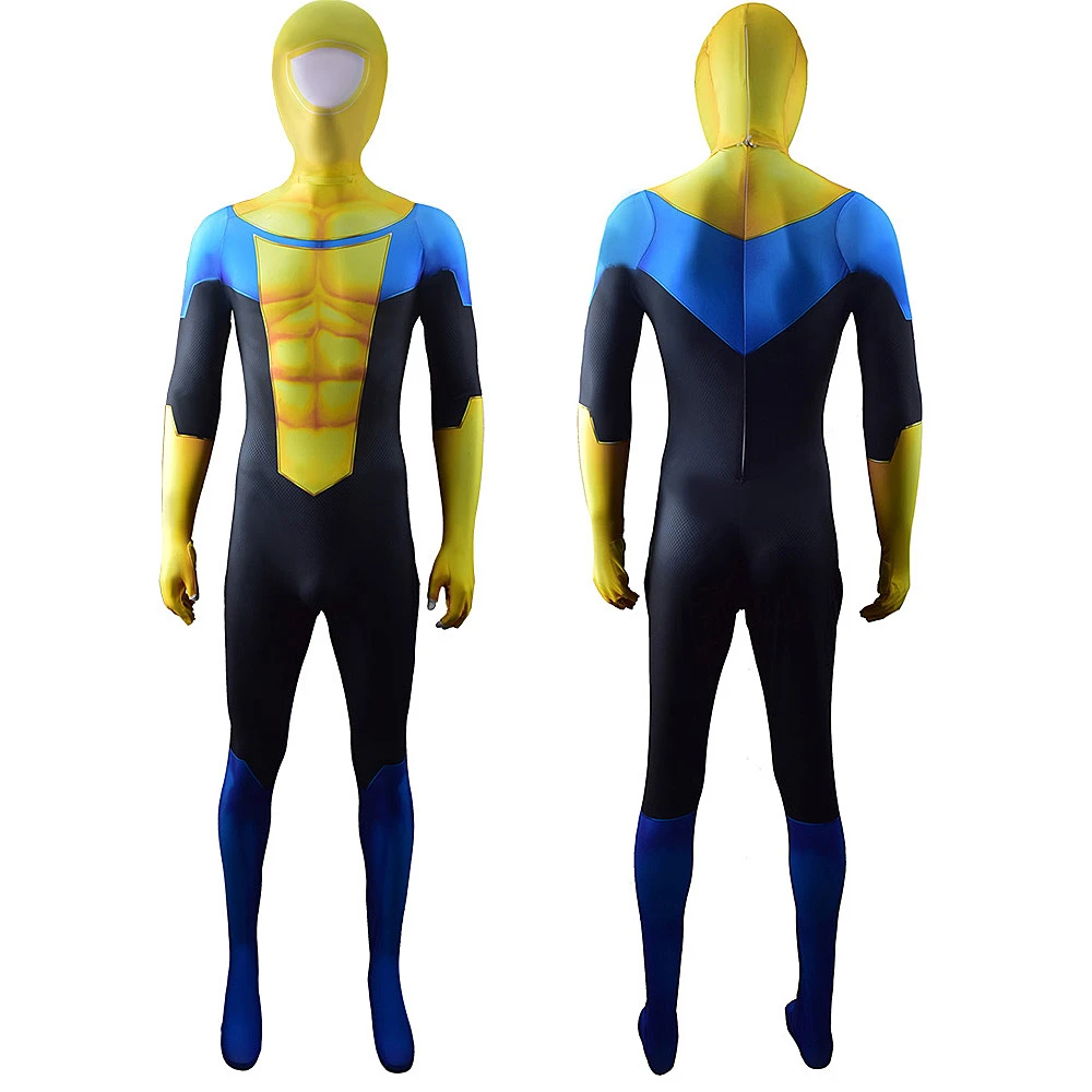 Image Comics-Inspired Invincible Spandex Bodysuit Cosplay Costume for Adults and Kids