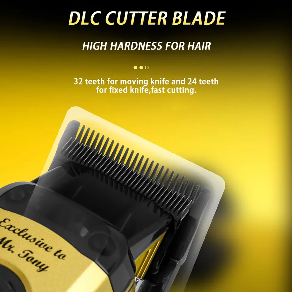 11500RPM kemei km 90 4 Men's Hair Clipper 10W Brushless Motor DLC