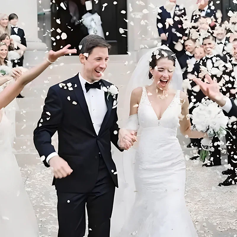 1000PCS Rose Petals Artificial Petals for Wedding Decoration Romantic Night Valentine's Day Proposal Anniversary Party Event