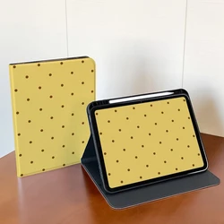 Polka Dot Protective Tablet Case - Stylish and Durable Cover - iPad 11th 2025 (SBC - TD8386)