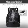Basketball bag, swimming bag, dry wet separation women's storage bag, sports backpack, training and fitness drawstring backpack 5