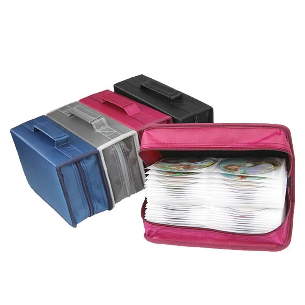 128CD Package Disc Dvd VCD Holder Storage Bag Album Folder Case Organize Multifunctional Dustproof and Moistureproof Bags 6