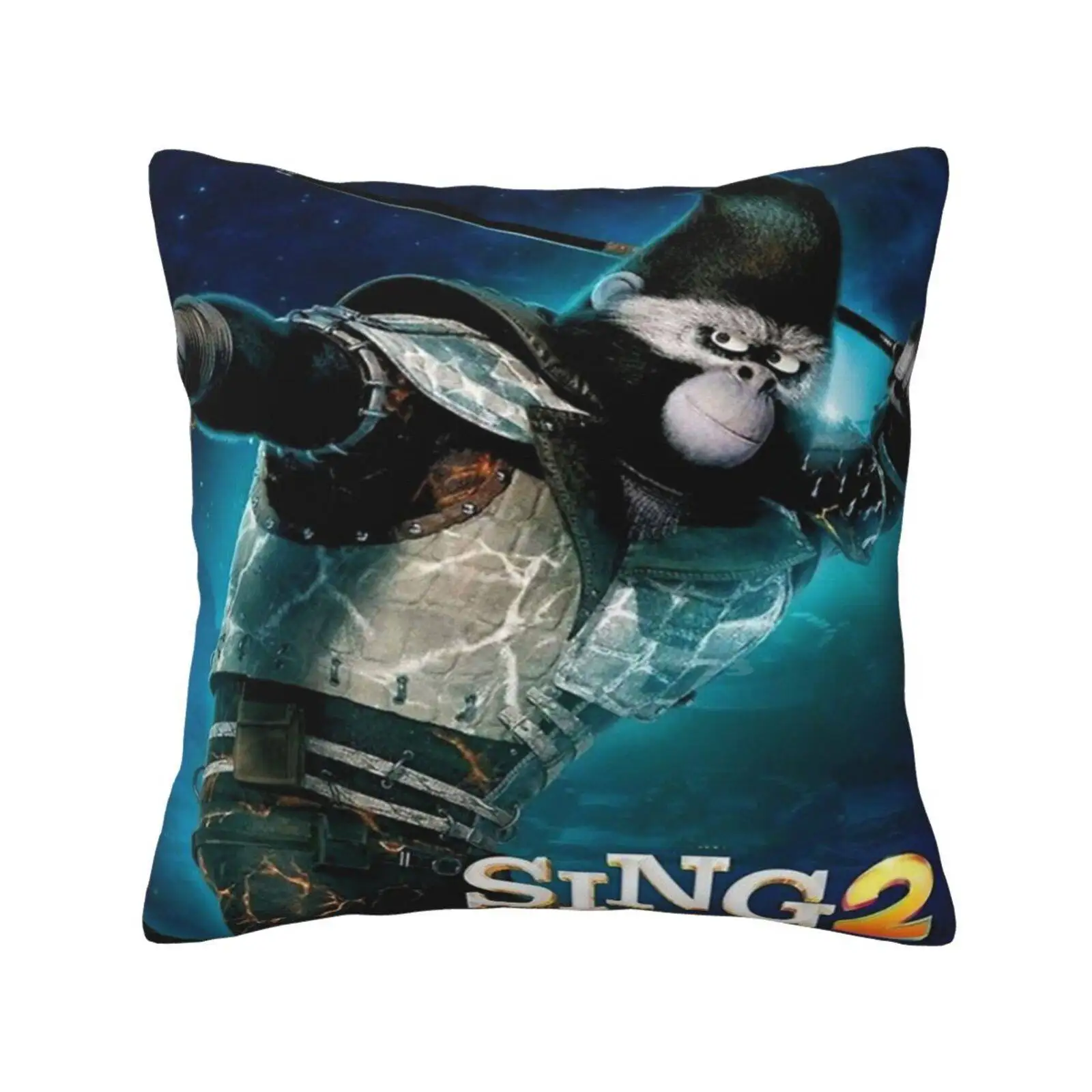 Johnny Home Sofa Car Cushion Cover Federa Movie Animation Zoo Trend Cute Rocstar Song Sing2 Buster Moon Johnny Ash Rosita