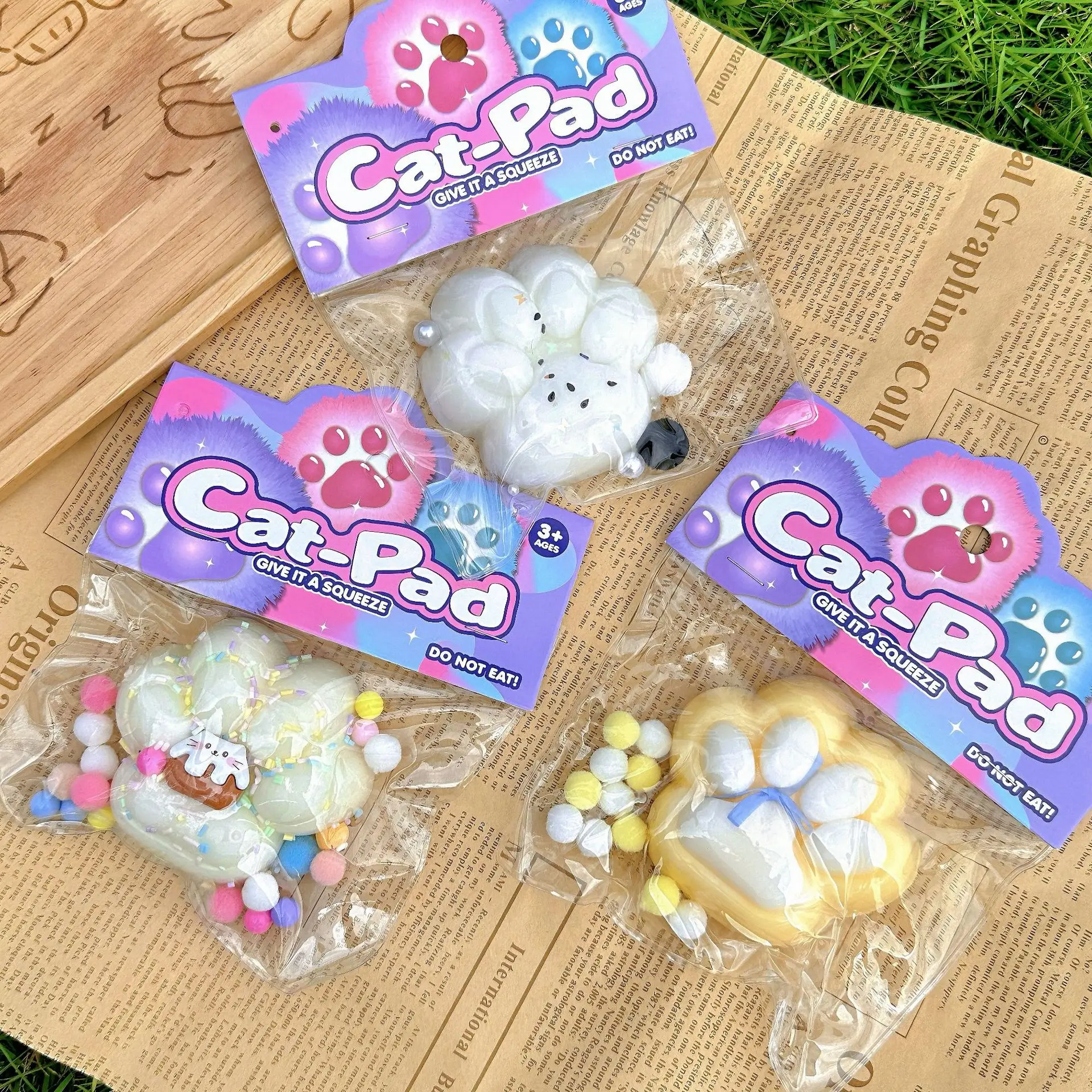 Cute Soft Plush Cat Foot Antistress Paws Fidgets Toys Squishy Tapa Foot Girls Kids Toys Gifts Antistress Foot Adult Sensory Toys 4