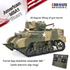 American Stuart M5a1 Military Simulation 360-Degree Rotating Smoking Electric Remote Control Tank G2080 Model Children'S Toy 4