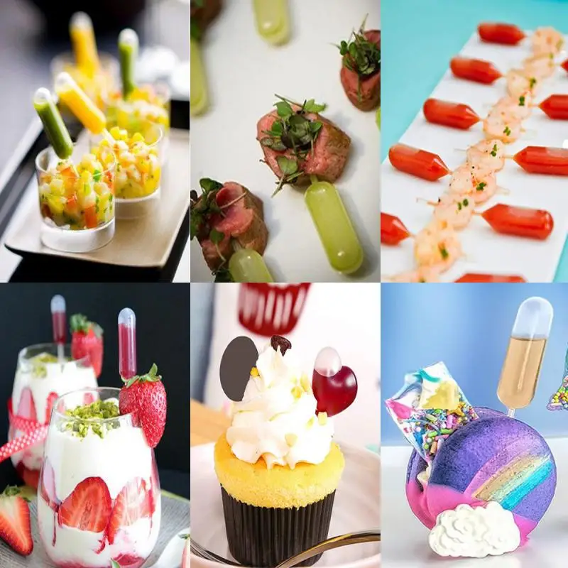 Mini Dropper 4ml Disposable Jam Dropper for Cupcakes Sauce Squeeze Transfer Pipettes Dessert Stuffed Cake Decor 200/50Pc disposable dropper