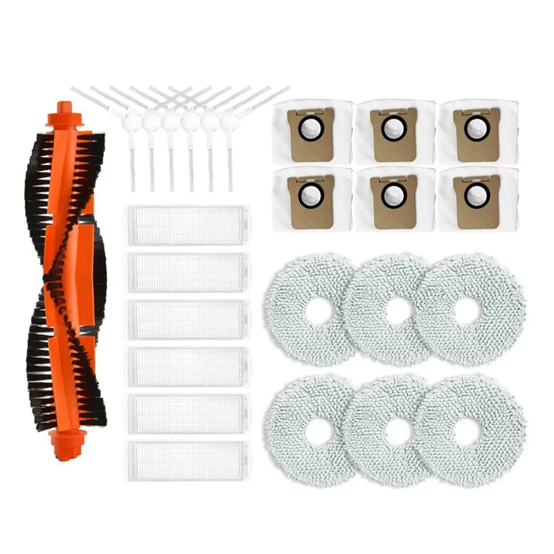 

Запчасти для робота-пылесоса Xiaomi Mijia M30 Pro C107, основная щетка, насадка на швабру, мешок для пыли, фильтр НЕРА