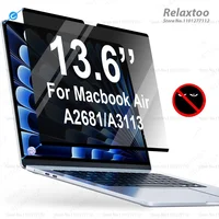 Anti-Peeping Magnetic Screen Protector for Macbook Air 13 M2 M3 13.6 inch A2681/A3113 Anti-Glare/Spy Film Privacy Laptop Filter 1