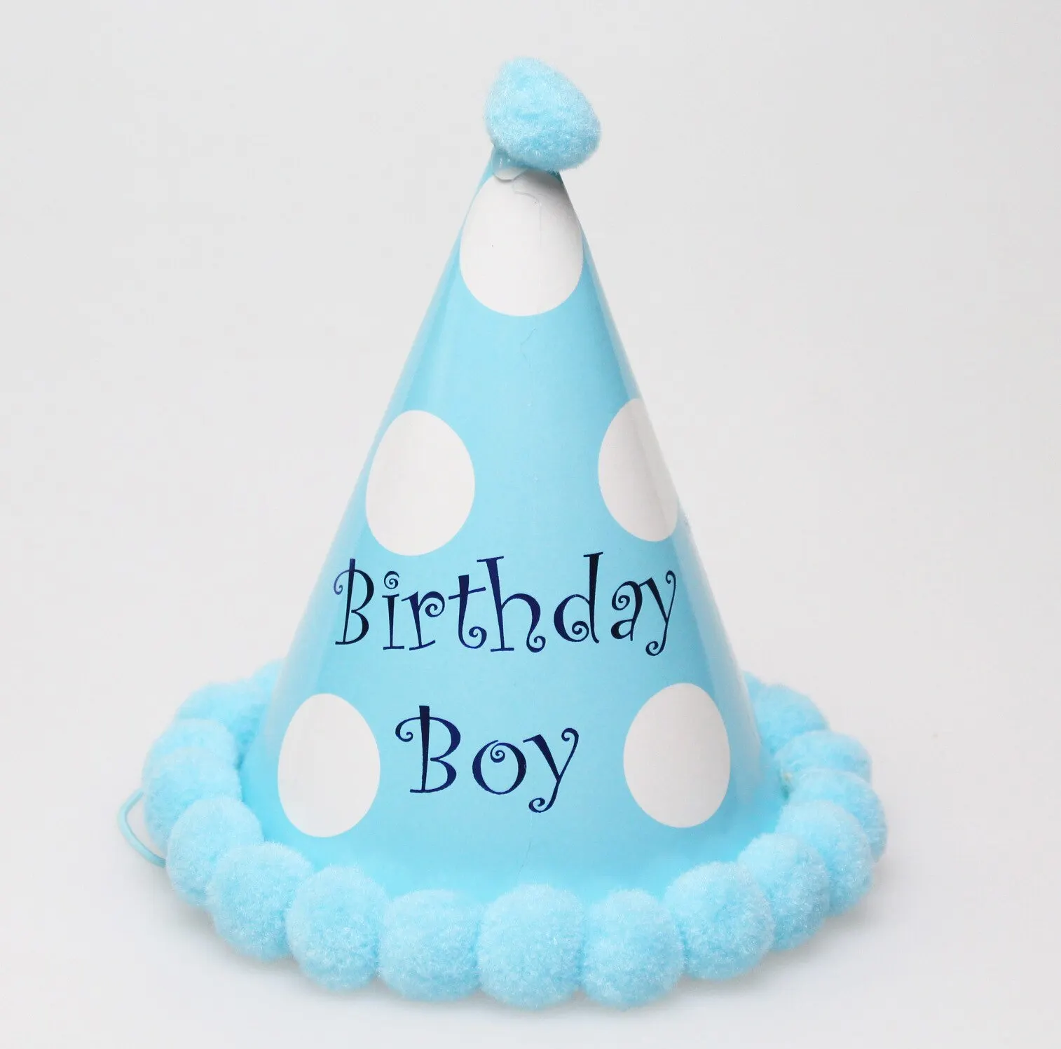 5Pcs Birthday Hat Raindrop Cotton Candy Children Birthday Party Decorations
