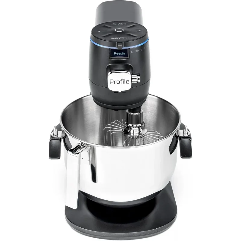 

Умный миксер GE Profile со встроенной технологией Smart Scale & Auto Sense, миска из нержавеющей стали 7qt, 11 скоростей