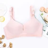 Woman Maternity Nursing Bras Solid Color Front Open No Underwire Pregnant Clothes Breathable Elastic Easy Breast-feeding Bra 6