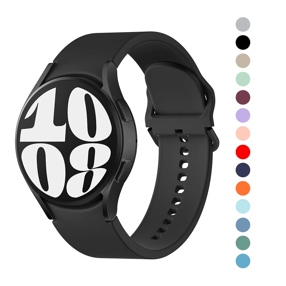 Seamless Silicone Strap for Galaxy Watch - Premium Design Bracelet Band