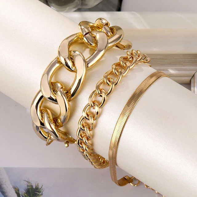 Gold Multi Chain Bracelet