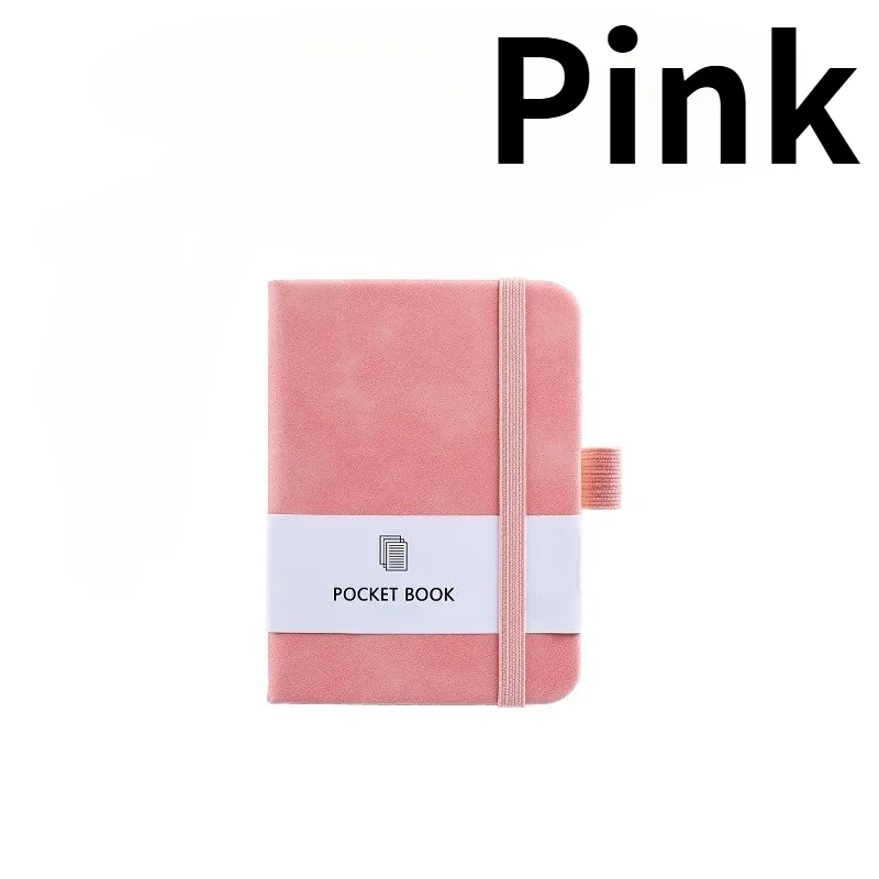 Compact A7 Pocket Notebook Journal with Pen Holder - 200 Pages