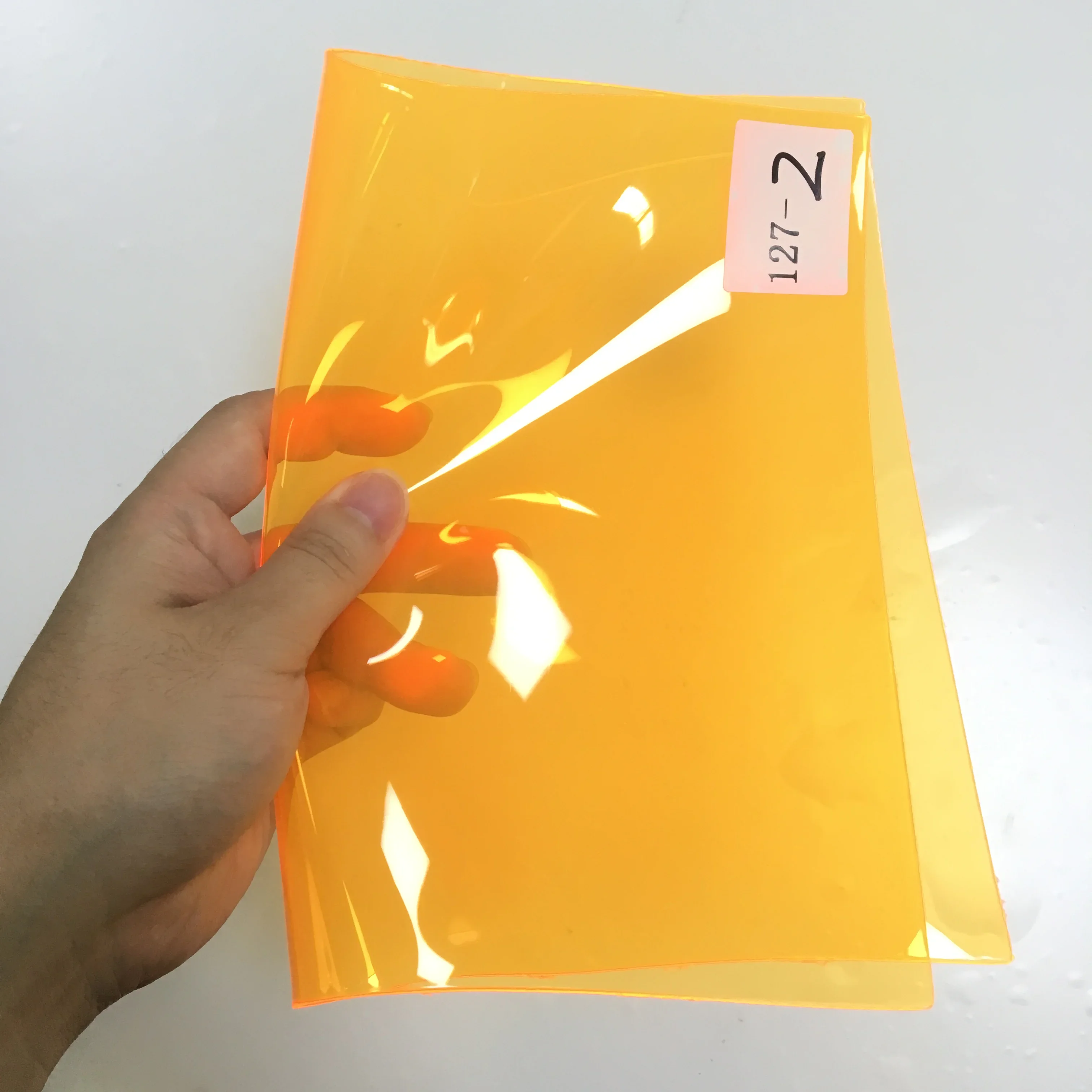 Transparent PVC Fabric Roll Eco Colorful Jelly Vinyl leatherette for Earring Bows Notebookcover DIY Crafts Handmade Material 1MM
