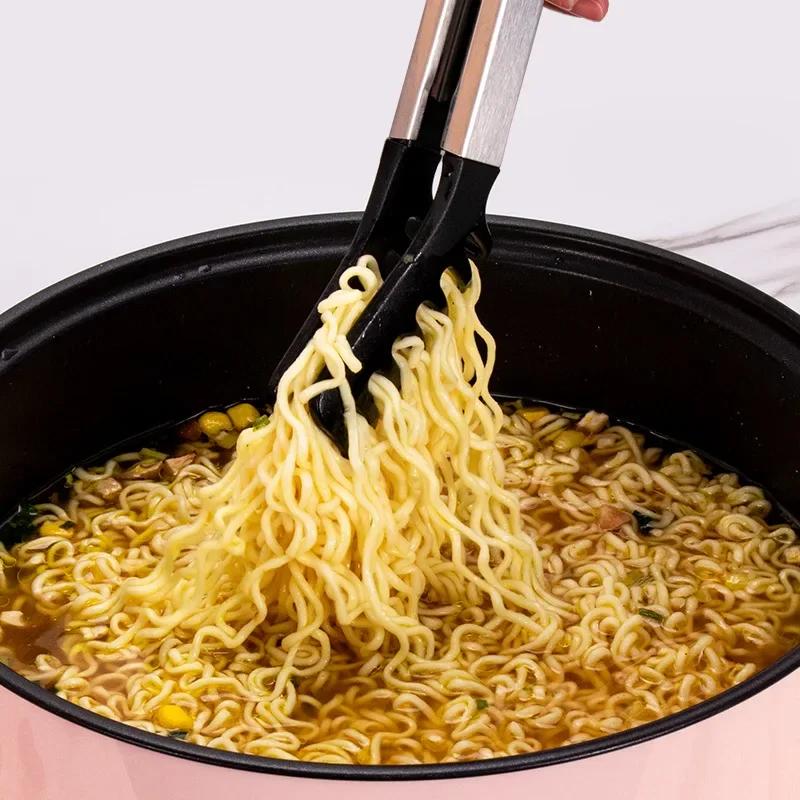 Stainless Steel Silicone Kitchen Tongs Bbq Clip Salad Cooking Tool Food Serving Tongs Pinzas De Cocina Kitchen Appliance Parts kitchen tools