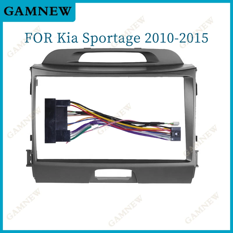 

9 INCH Car Radio Fascia for KIA SPORTAGE 2010-2016 Stereo Player Panel Dash Installation Kit Double Din Frame GPS DVD Bezel