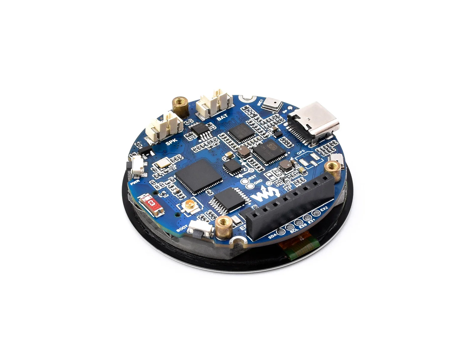 รูปสินค้า จอสัมผัสทรงกลม ESP32-S3 1.75นิ้ว 466x466 พิกเซล