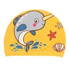 Elastic Fabric Cute Cartoon Swimming Cap for Children Long Hair Lovely Kids Protect Ears Swim Pool Hat for Boys Girls Swim Hat 5