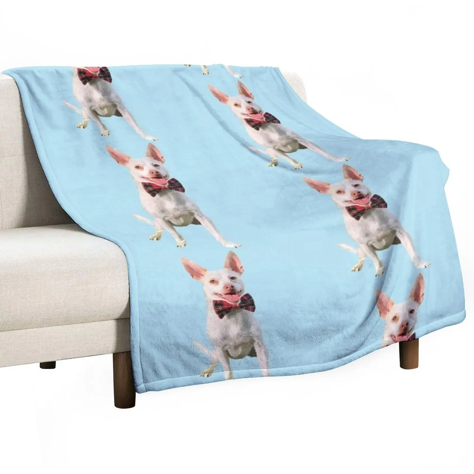 

New Suave Dog Throw Blanket Soft Plaid Decorative Sofa Blanket Softest Blanket