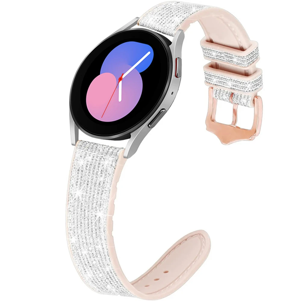 Elegant Bling Smartwatch Band, 20mm & 22mm, Universal Fit