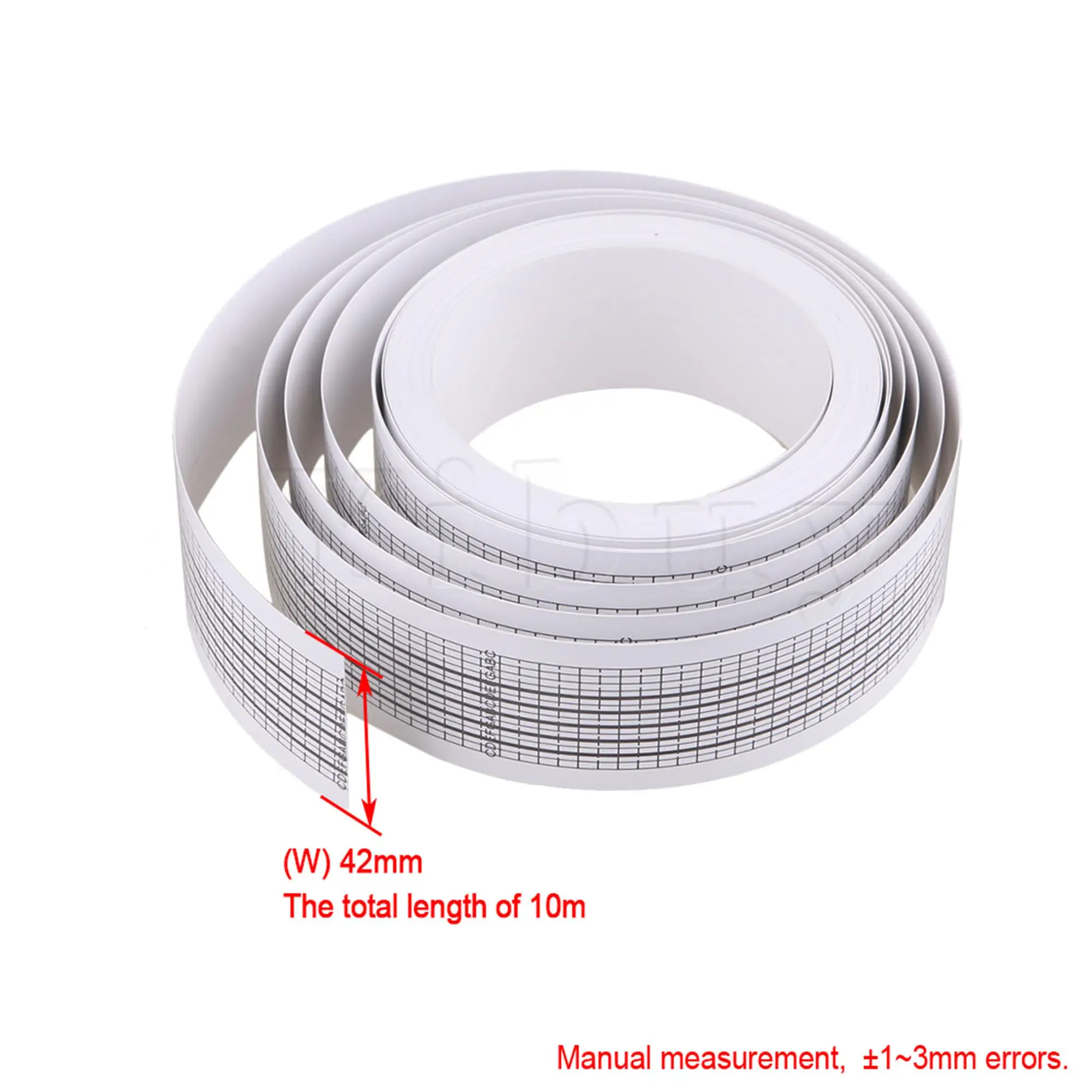 

Yibuy 3 шт. 10 м белые DIY 15 Note Song пустые ленты для ручной музыкальной шкатулки