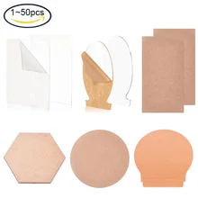 

1~50Pcs Clear Acrylic Sheet Hexagon Plexiglass Cast Sheet for Decoration, Office Sign, Coasters and Other DIY Project