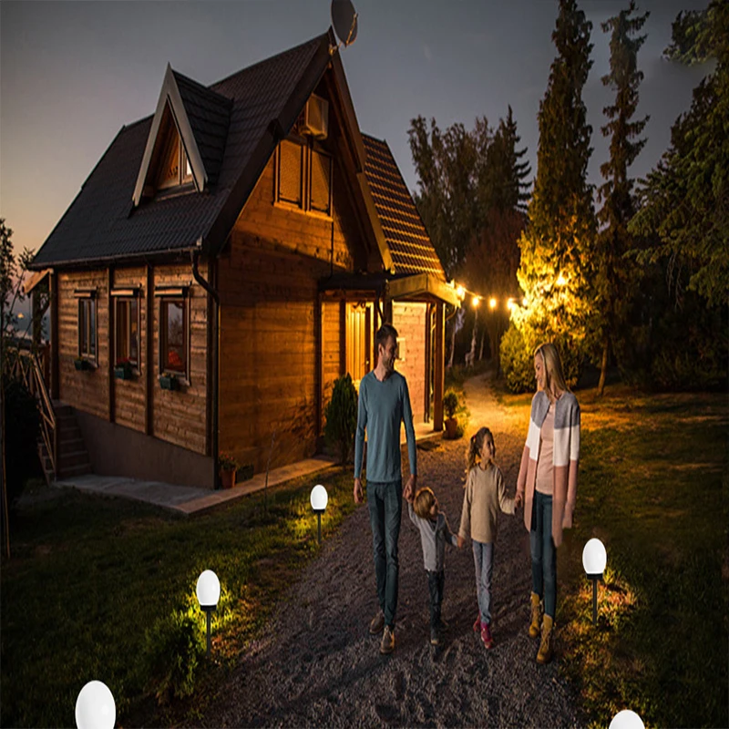 Description Picture 4 of itemSolar Powered LED Bulb Lamp Energy Light Waterproof Outdoor Garden Light Street Solar Panel Ball Lights Lawn Yard Lamp