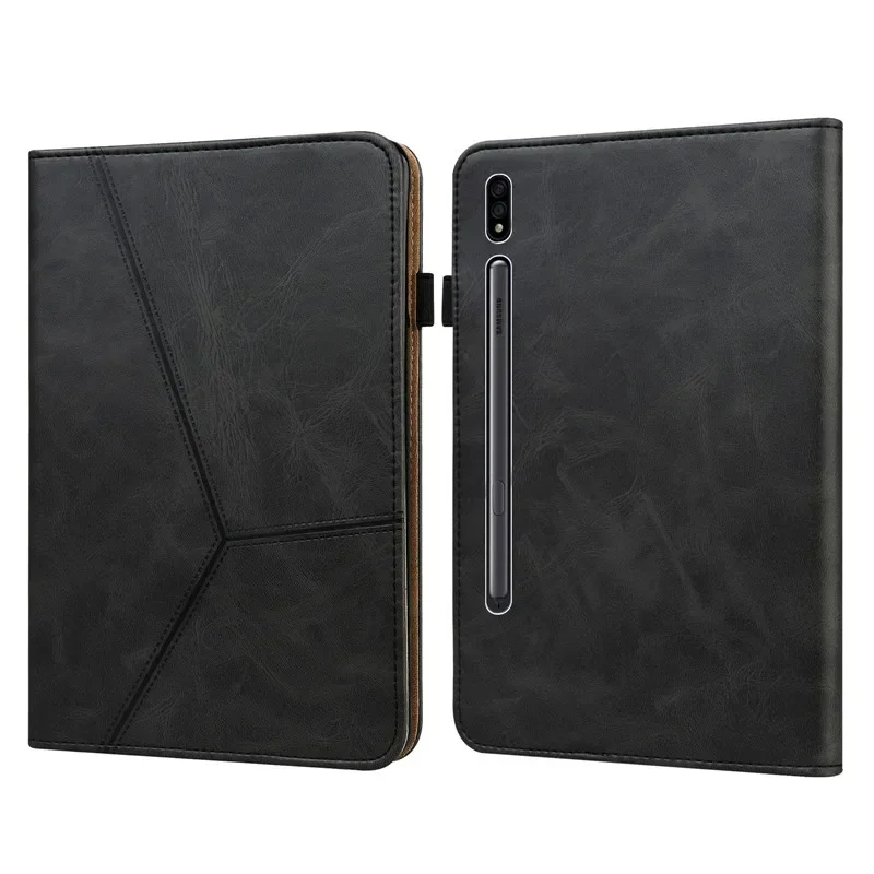 Fashion Wallet Stand PU Leather Cover for Samsung Tablets, 12.4