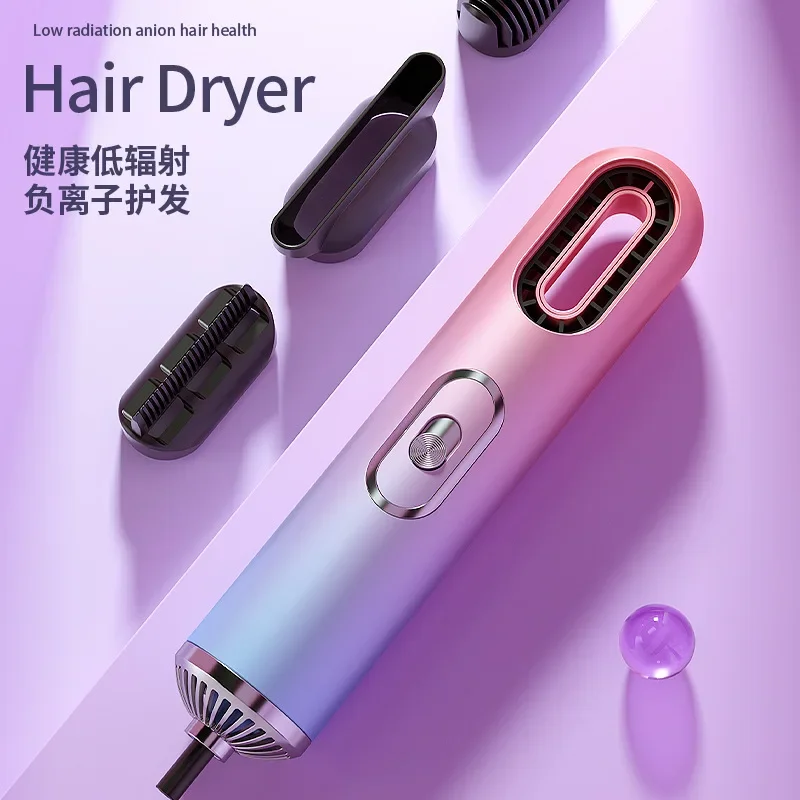 Description Picture 3 of itemHairdryer Hair Styling Tool 3-in-1 Hair Blow Dryer Curling Comb and Brush Volumizer Straightener Manual Hair Dryer