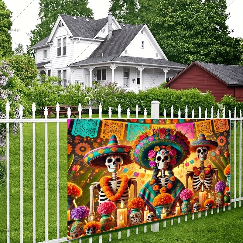 Day Of The Dead Backdrop Allenjoy Mexican Dia DE Los Muertos ...
