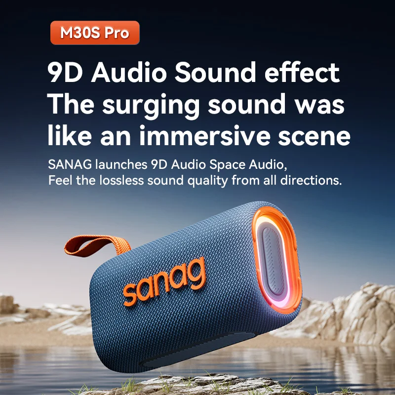 Sanag M30S PRO Bluetooth Speaker IPX7 Waterproof Stereo Surround Speaker HD  hands-free Calling Loudspeaker USB C Charging - AliExpress