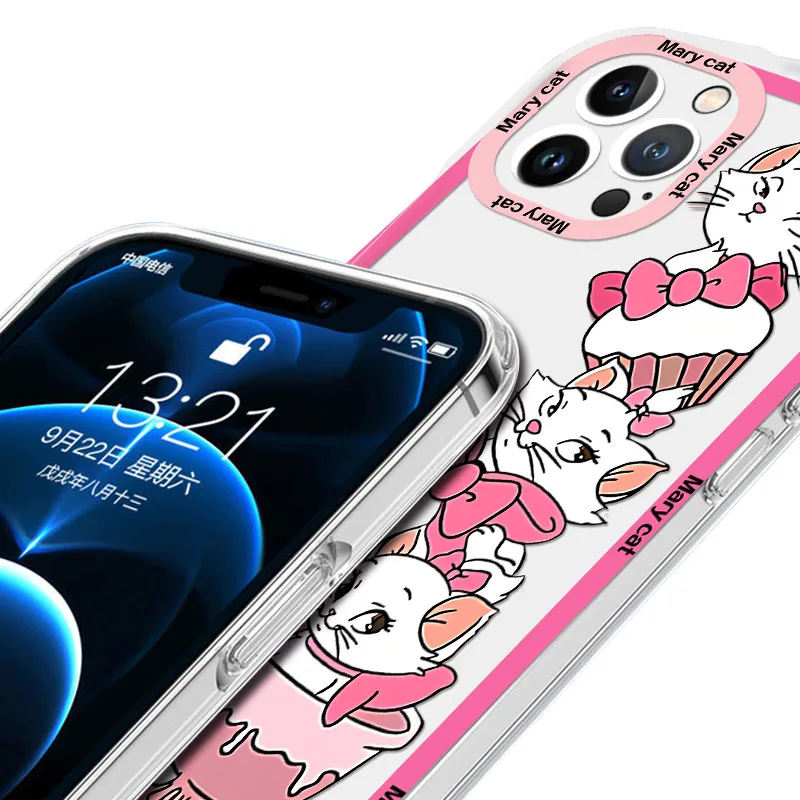 Disney Marie Cat Soft Silicone Case for Xiaomi Mi 11T Pro 12 11 Lite 10 Ultra 9 8 10T A3 POCO X4 F4 GT F3 X3 NFC M4 Silm Cover images - 6